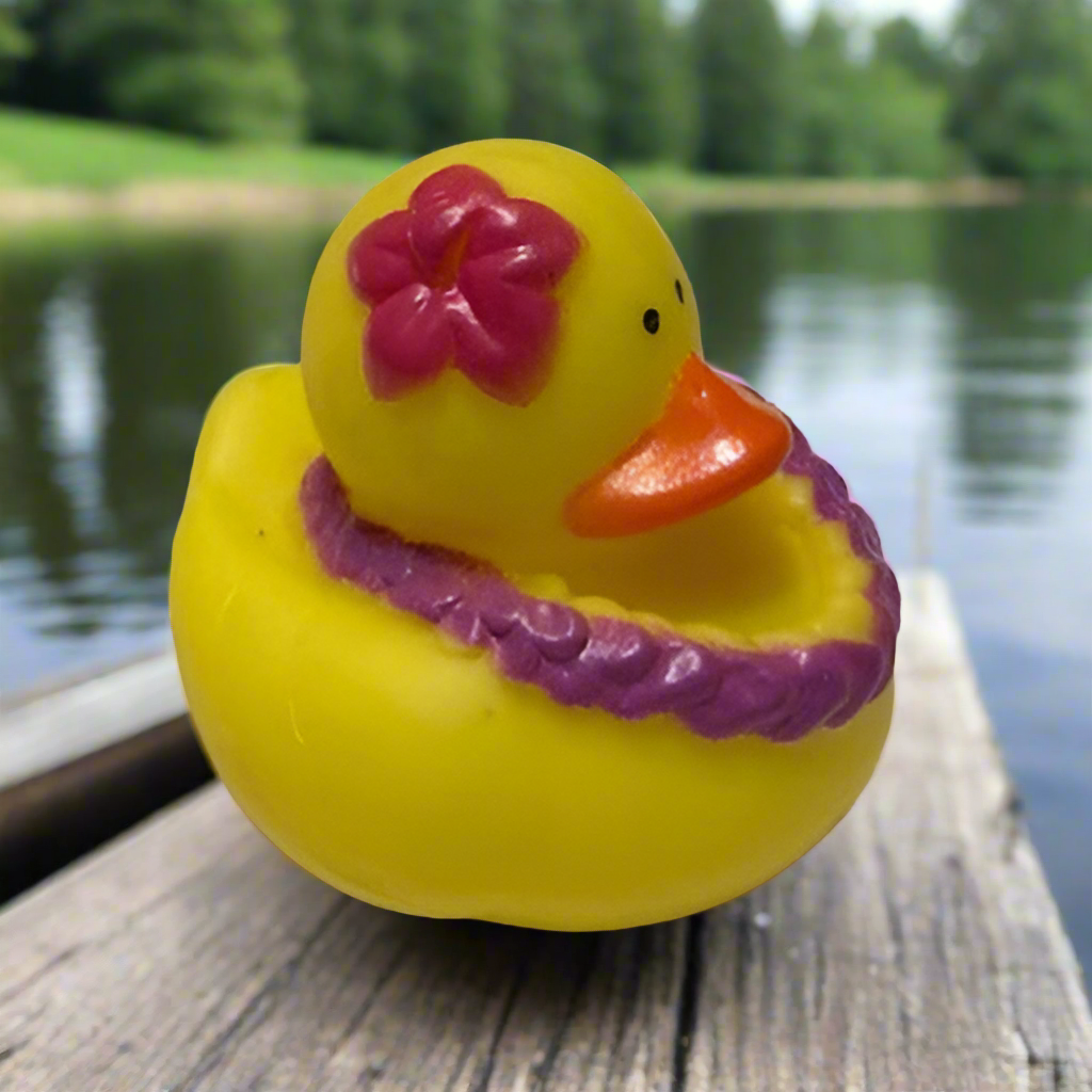 Hawaiian Hula Rubber Duck