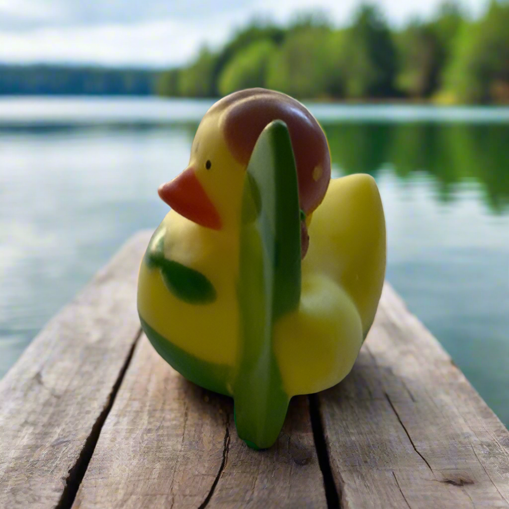 Surfer Catch A Wave Rubber Duck