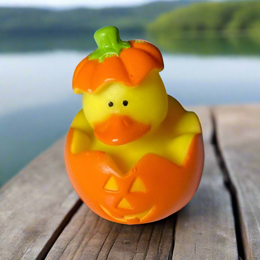 Peter Pumpkin Head Rubber Duck