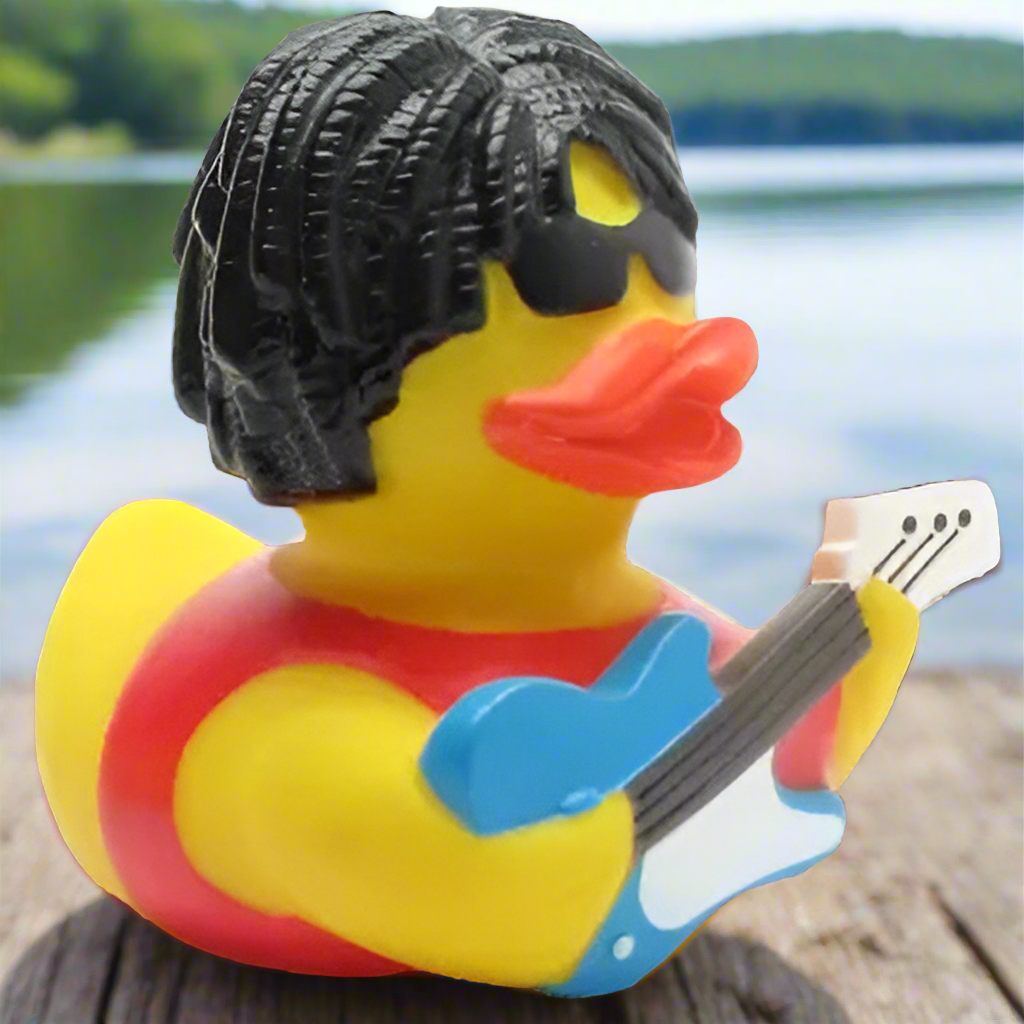 Rock N Roll Rubber Duck