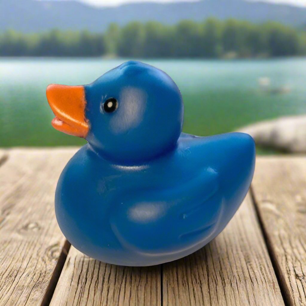 Singing Blue Rubber Duck