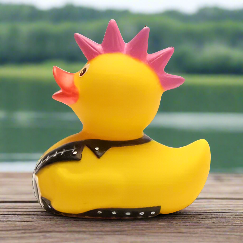 Punk Rock Rubber Ducky