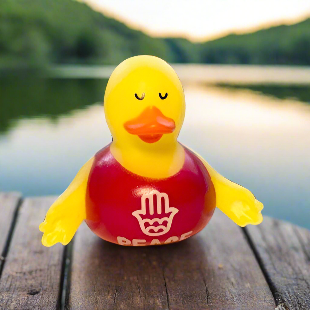 Yoga Peace Rubber Duck