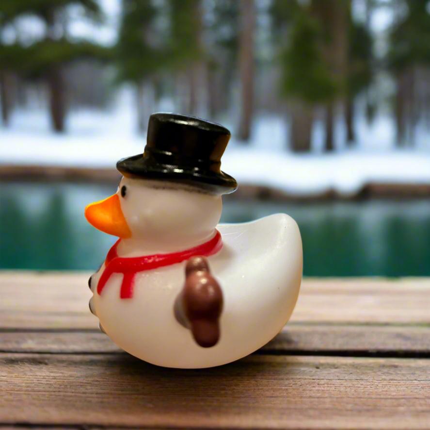 Snowman Rubber Duck