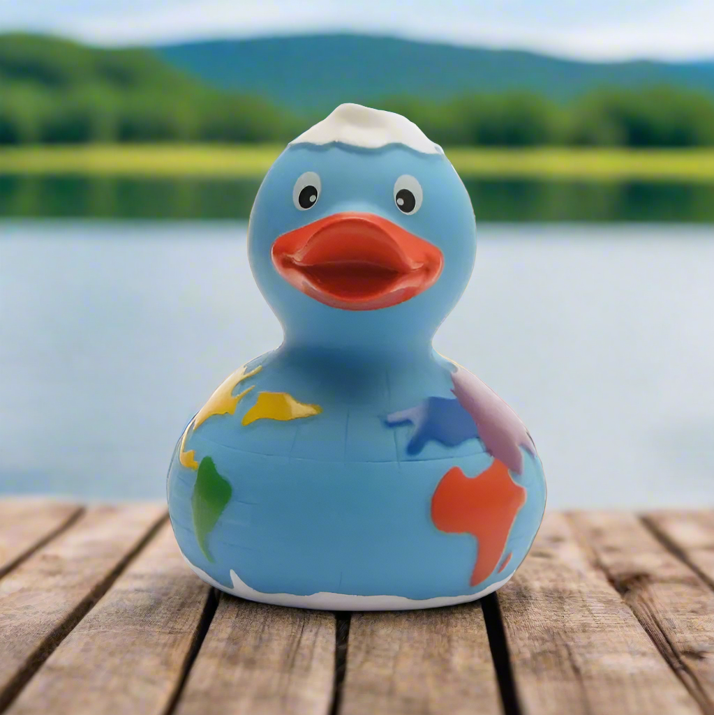 Planet Earth Rubber Ducky