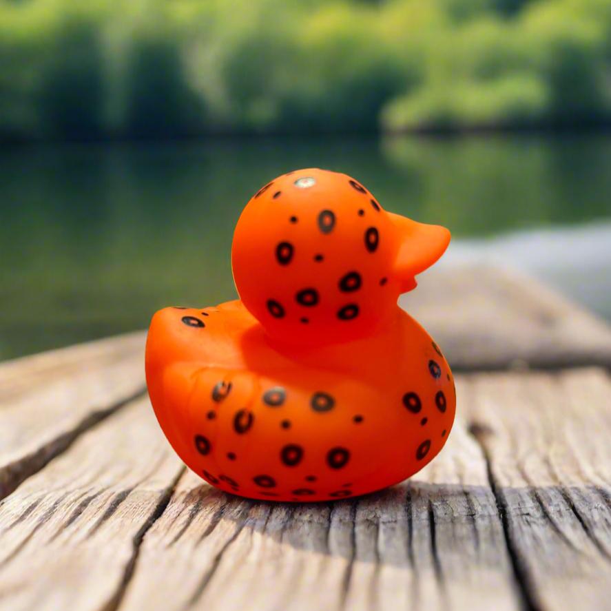 Leopard Rubber Duck