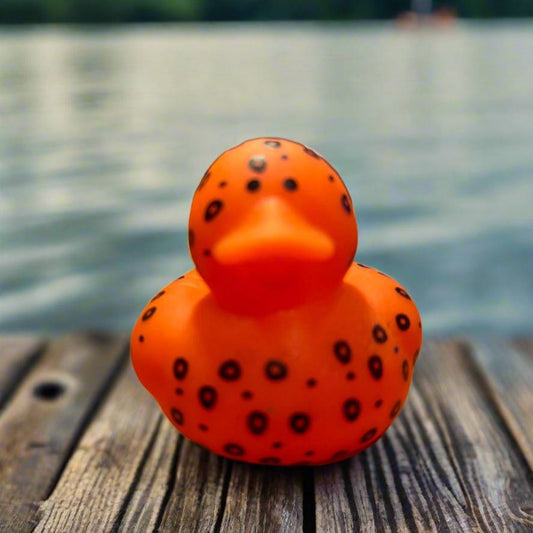 Leopard Rubber Duck