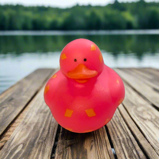 Diamond Pink Rubber Duck