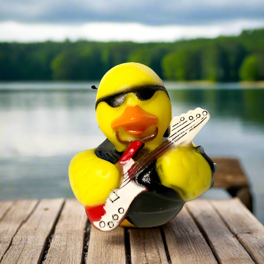 Musician Eddie Van Quacker Rubber Duck