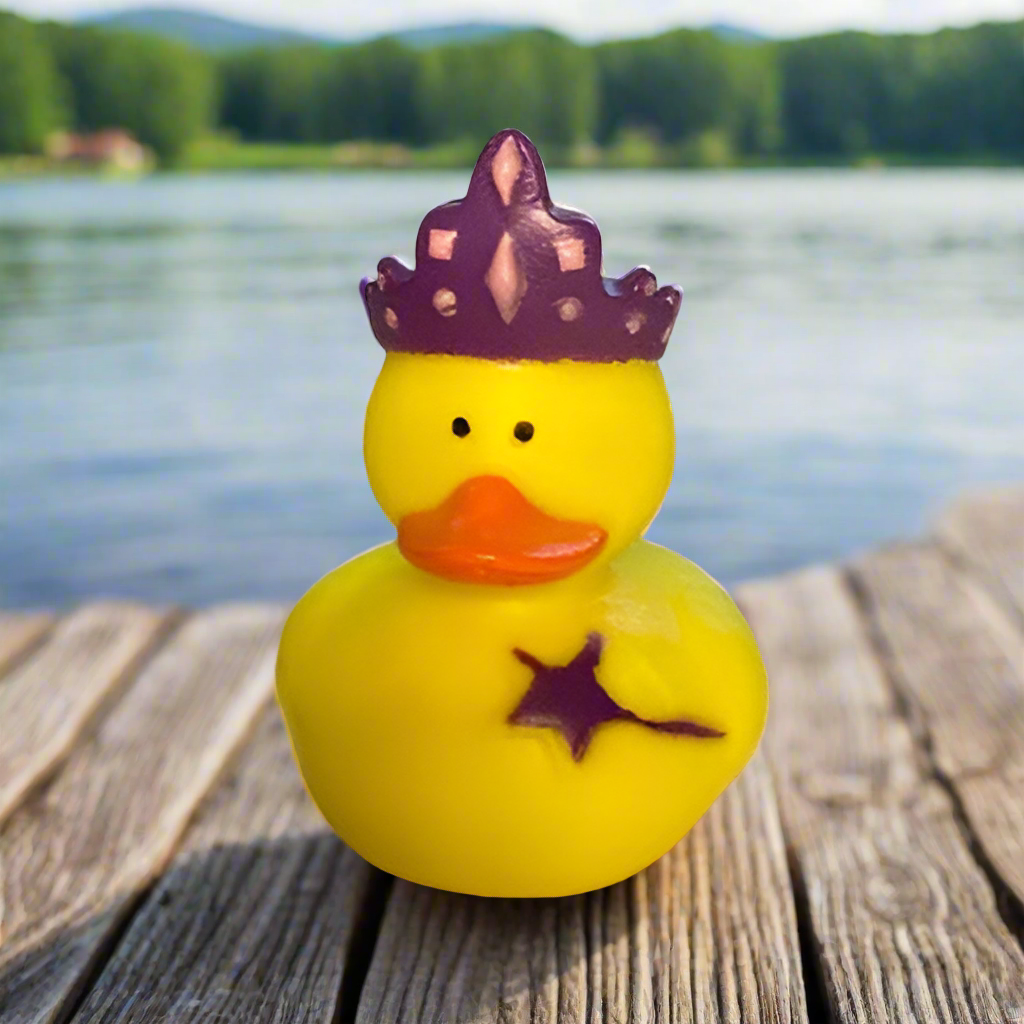 Princess Purple Rubber Duck