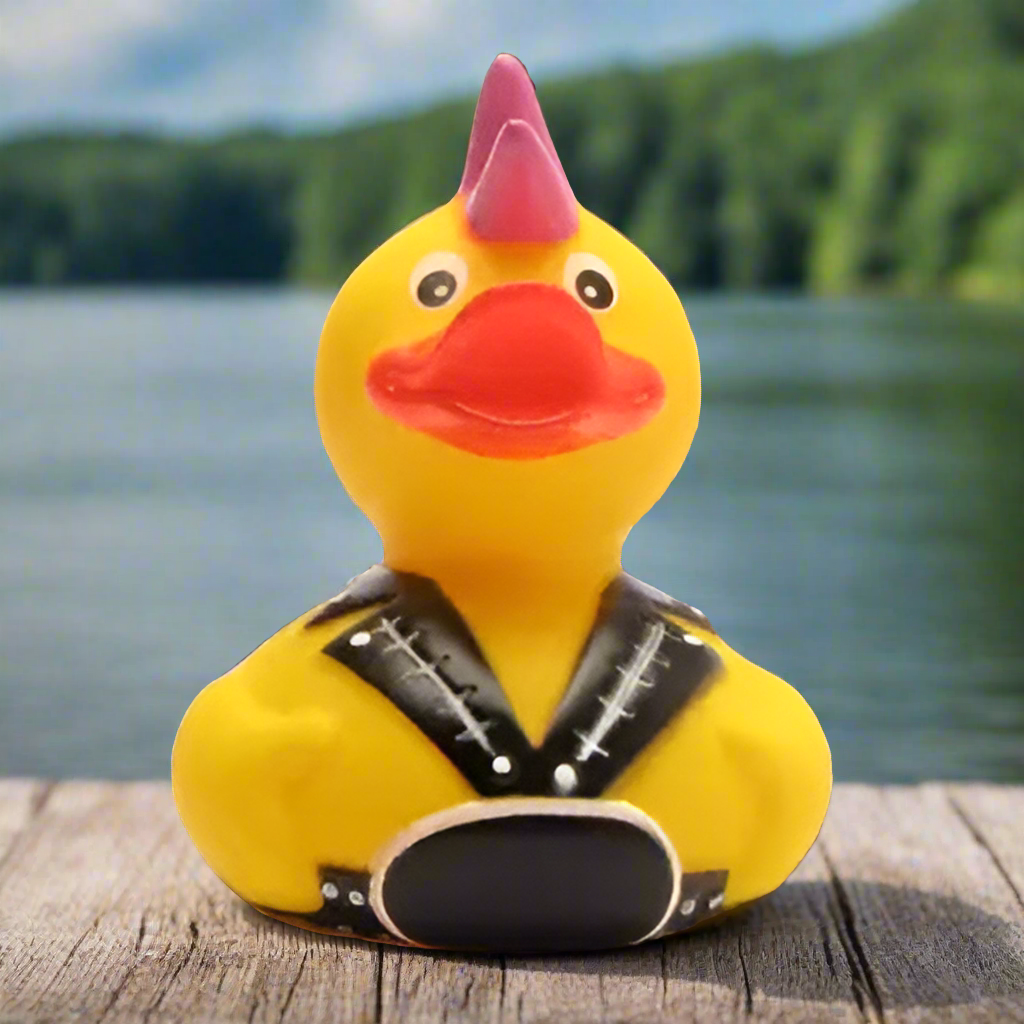 Punk Rock Rubber Ducky