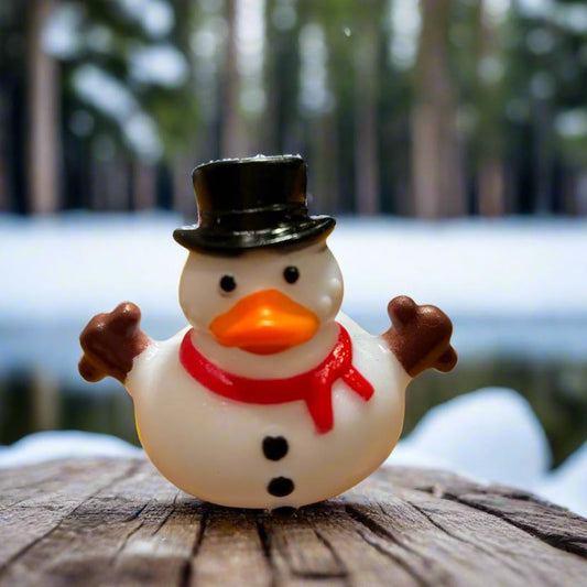 Snowman Rubber Duck