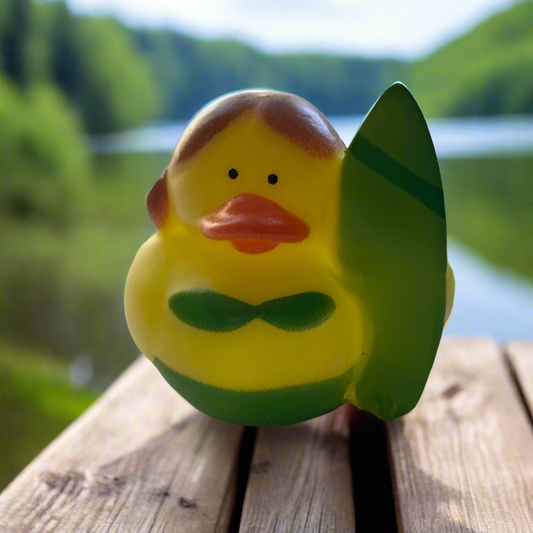 Surfer Catch A Wave Rubber Duck