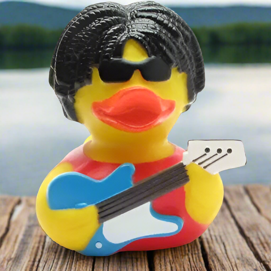 Rock N Roll Rubber Duck