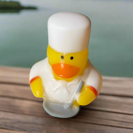 Chef Red Rubber Duck