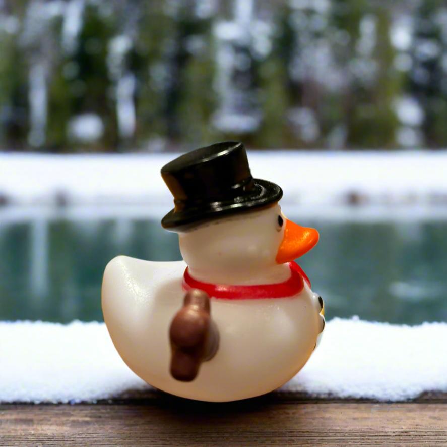 Snowman Rubber Duck