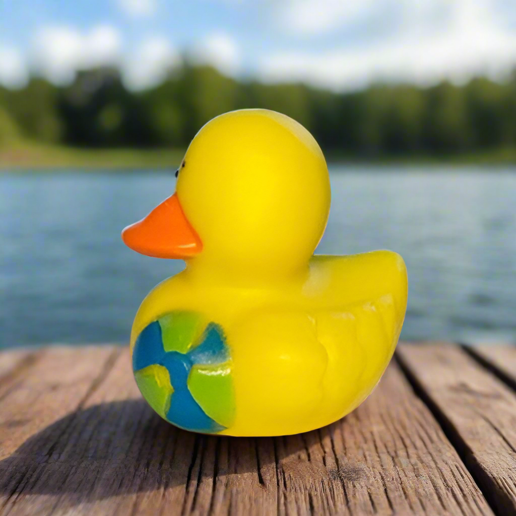 Beach Ball Rubber Duck