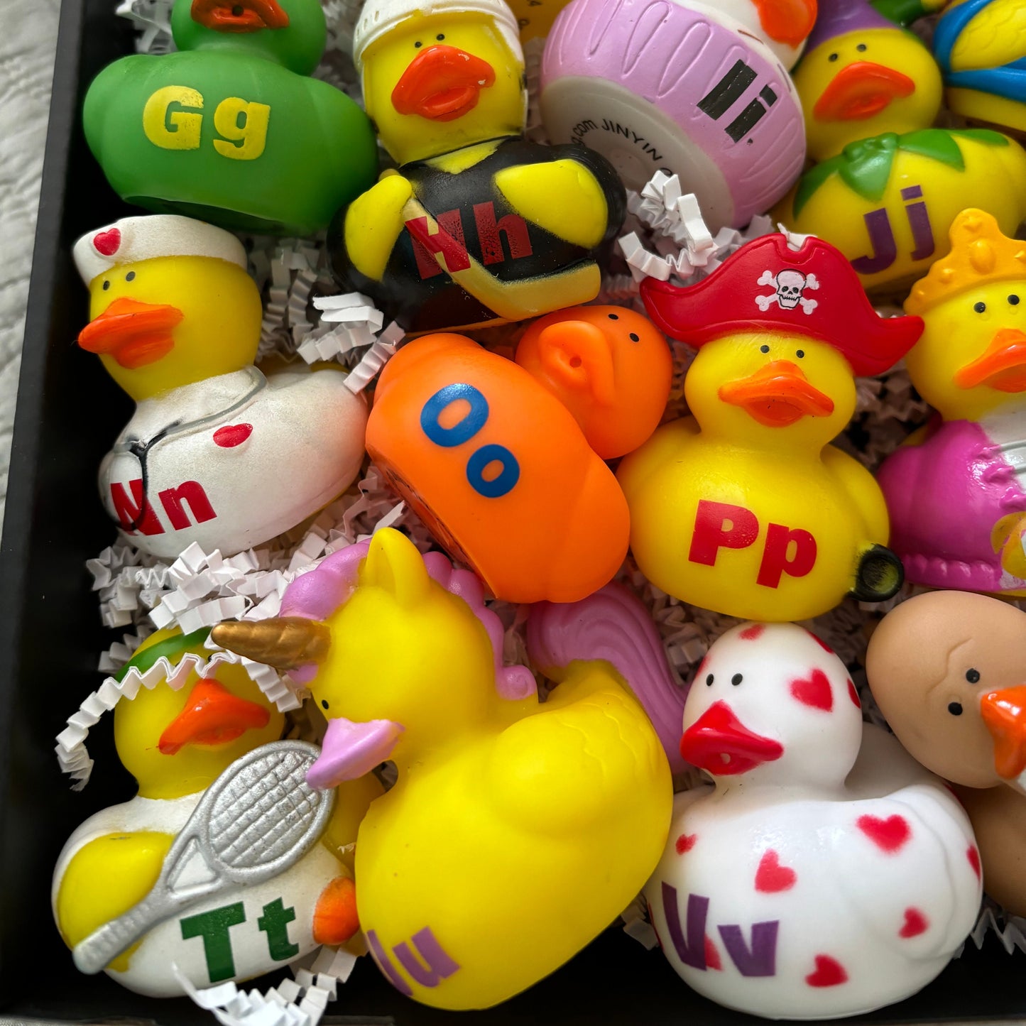 Alphabet ABC Rubber Duck Gift Set FREE SHIPPING!