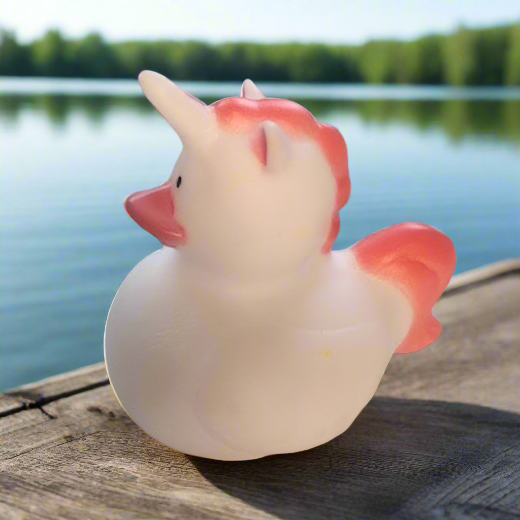 Unicorn Pink Rubber Duck