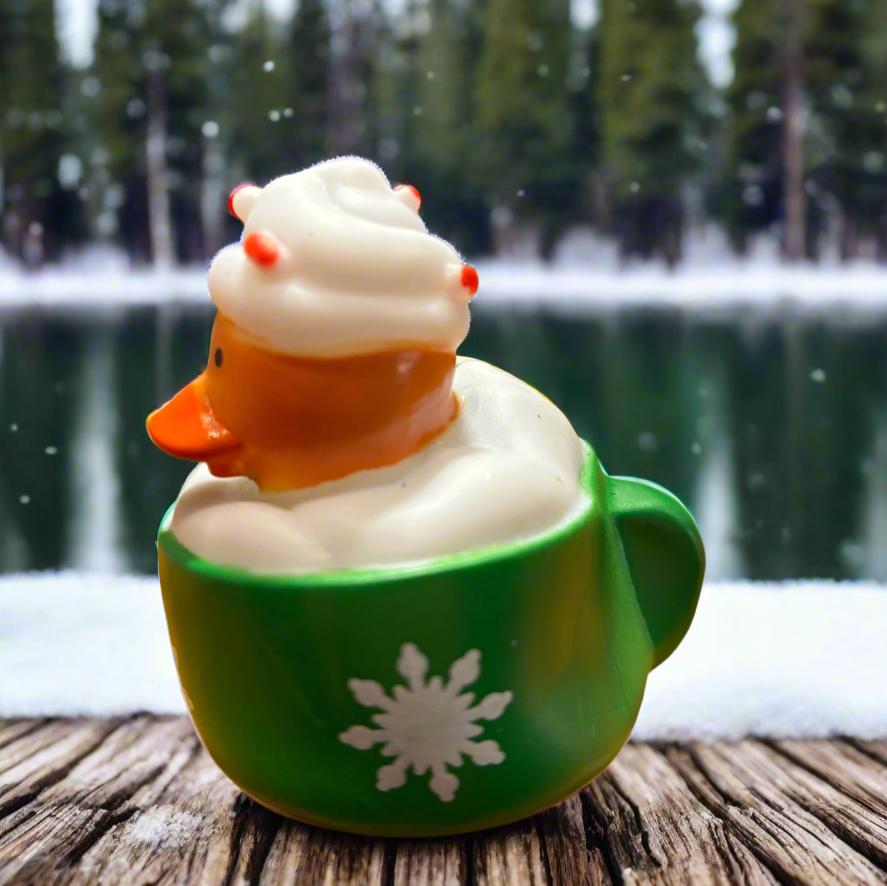 Hot Chocolate Green Rubber Duck