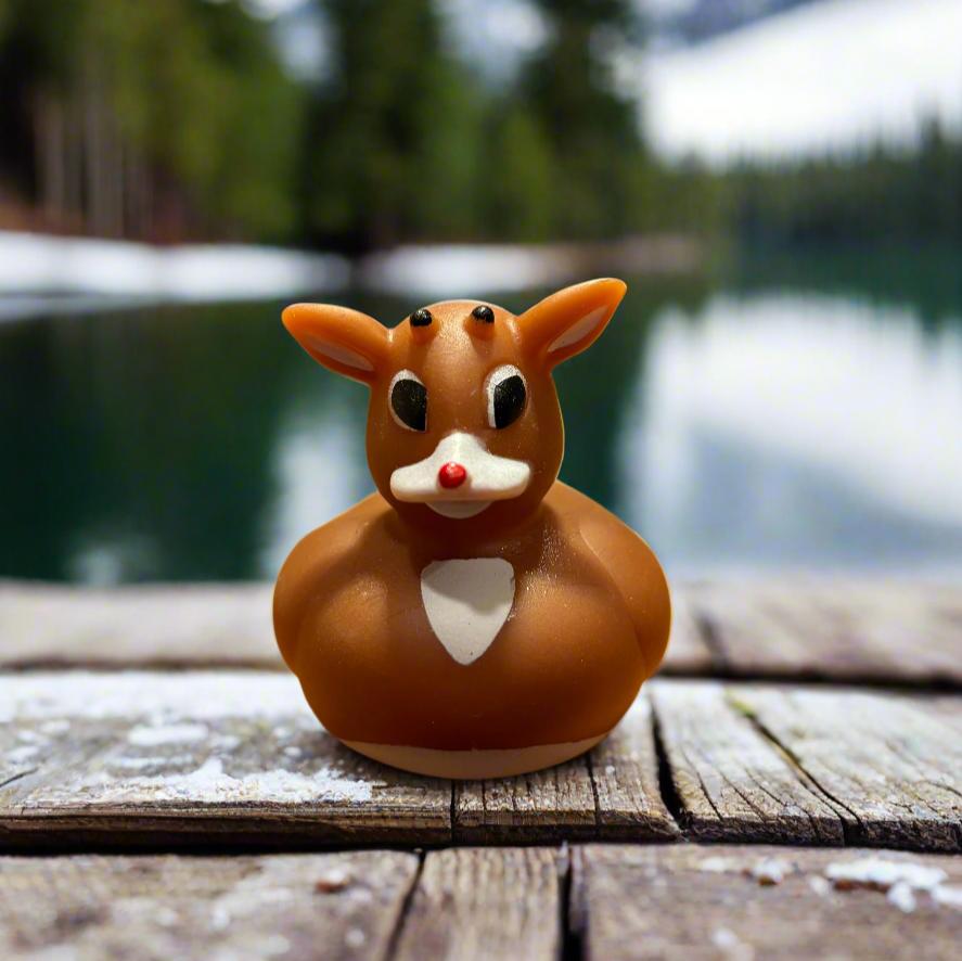 Christmas Rudolph Rubber Duck