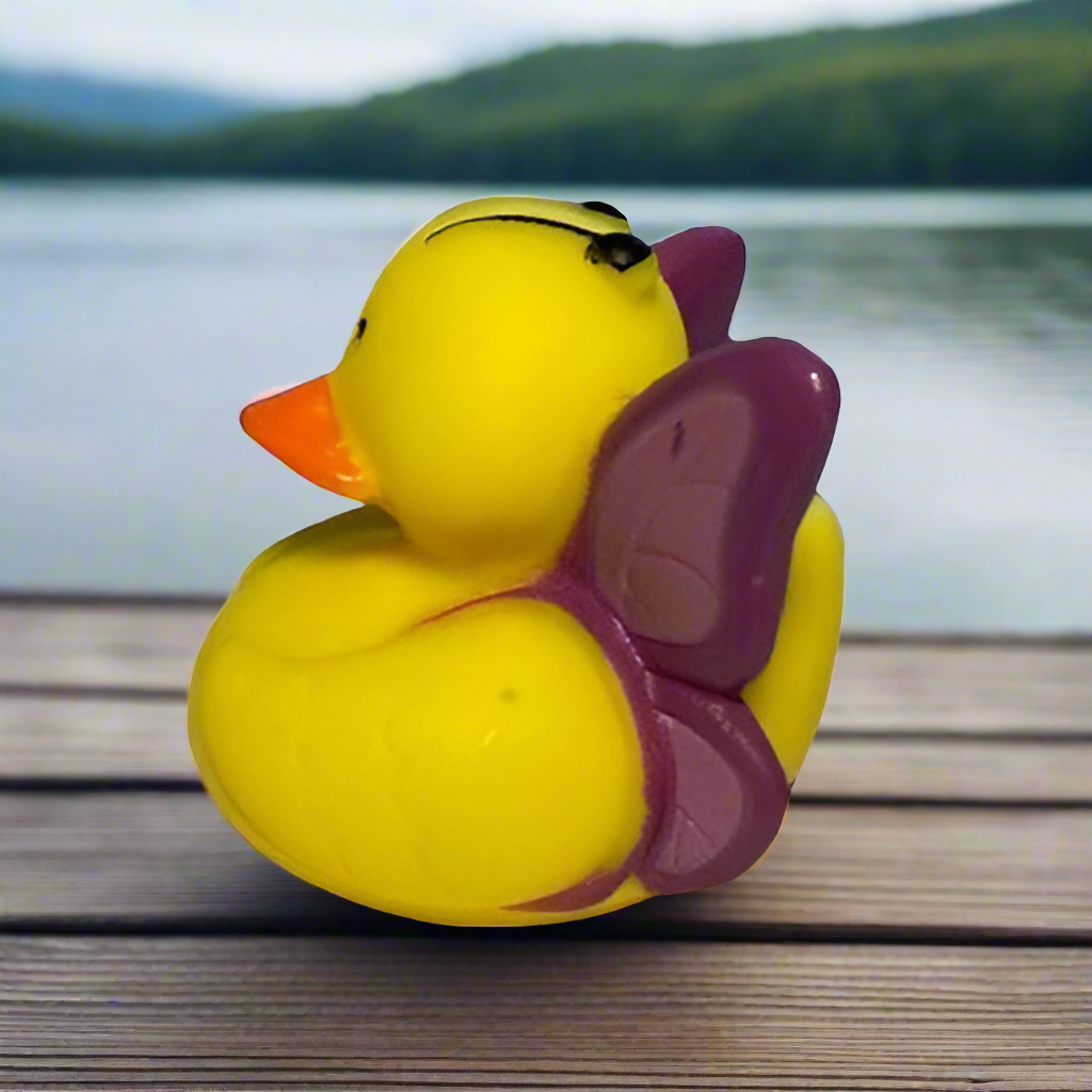 Butterfly Purple Rubber Duck