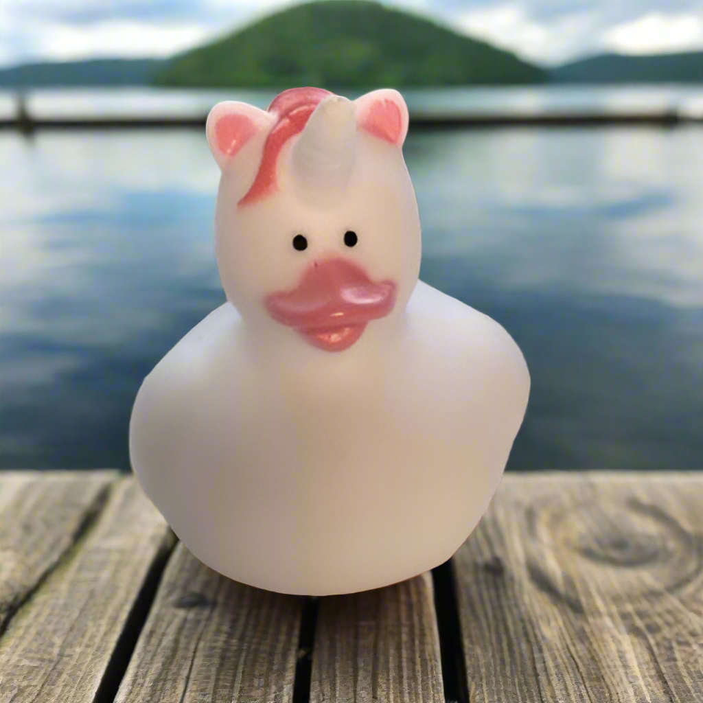 Unicorn Pink Rubber Duck