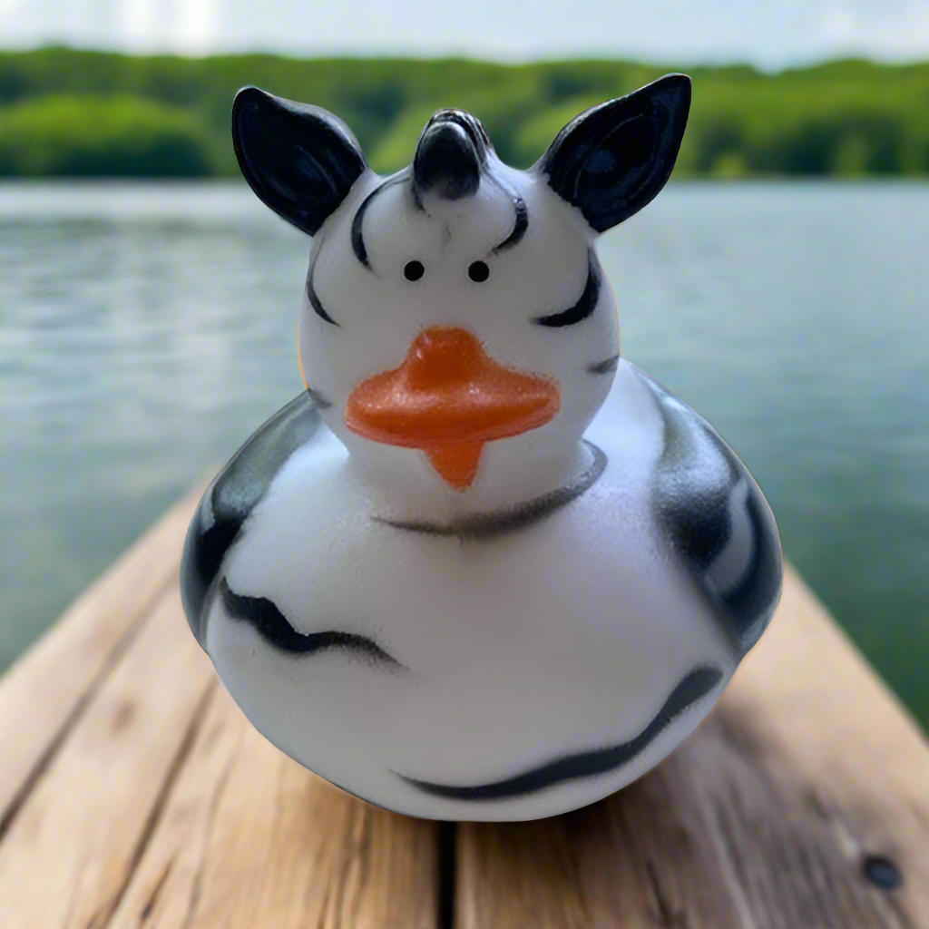 Zebra Rubber Duck