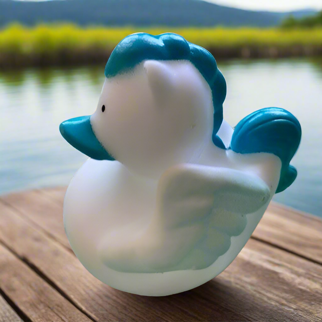 Pegasus Blue Rubber Duck