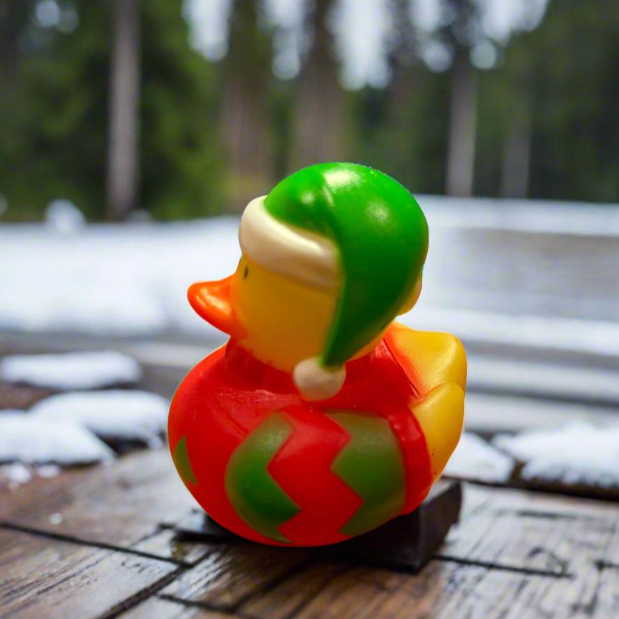 Ugly Christmas Tree Sweater Rubber Duck