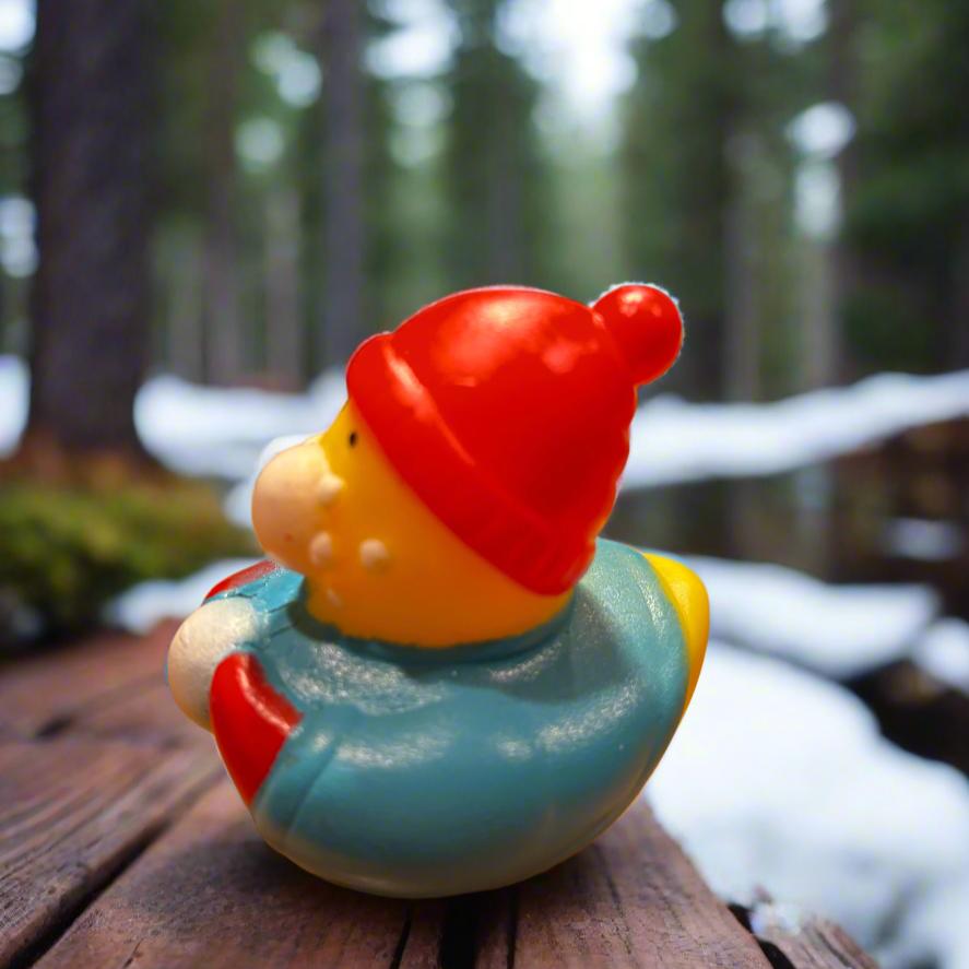 Snowball Fight Rubber Duck