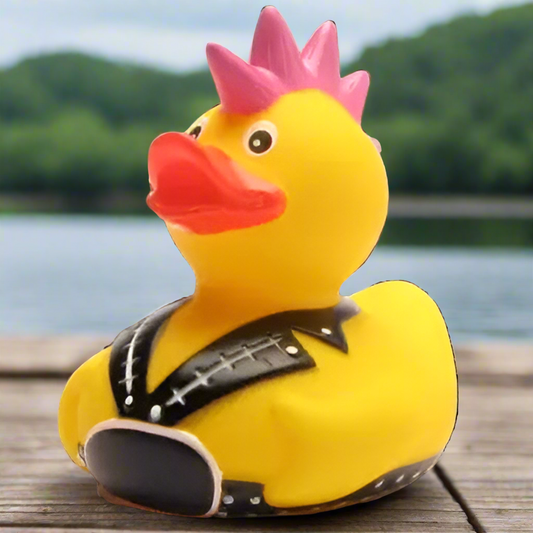 Punk Rock Rubber Ducky