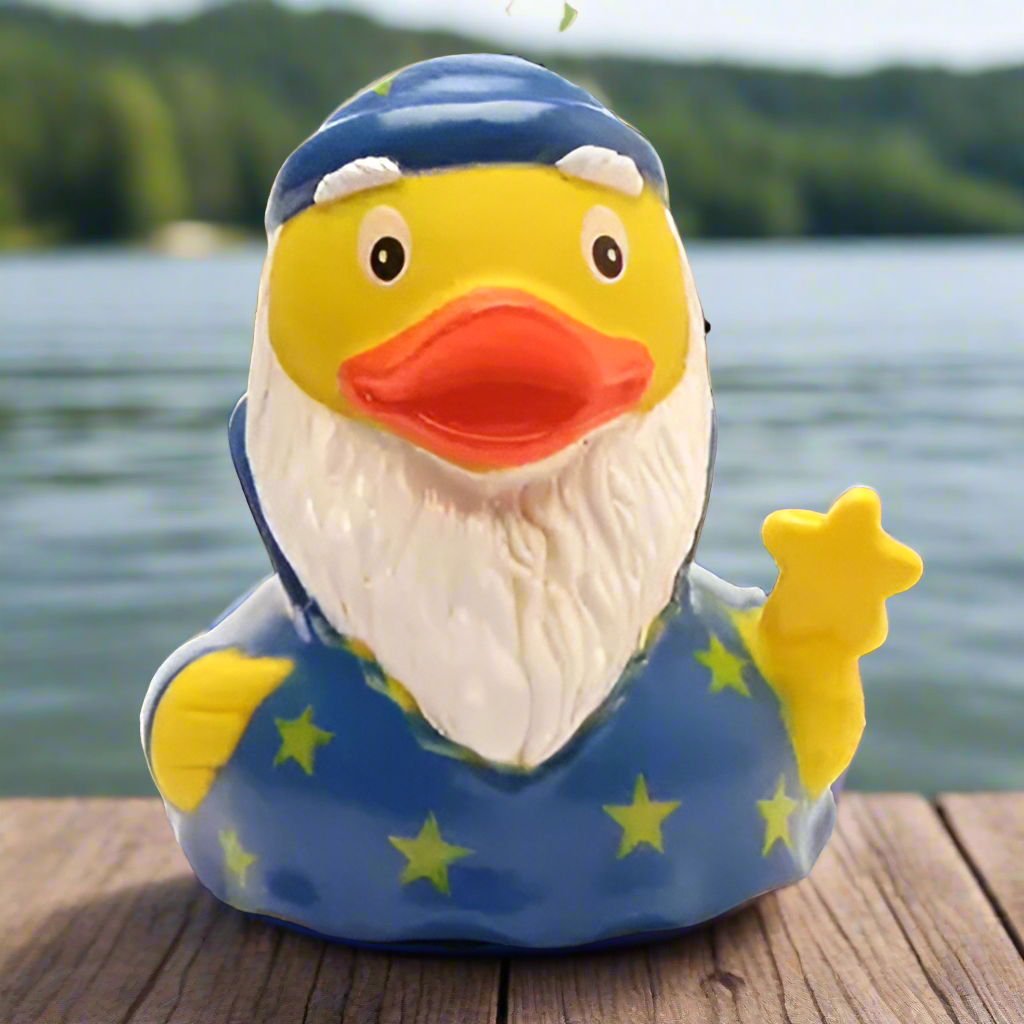 Wizard Duckledore Rubber Duck