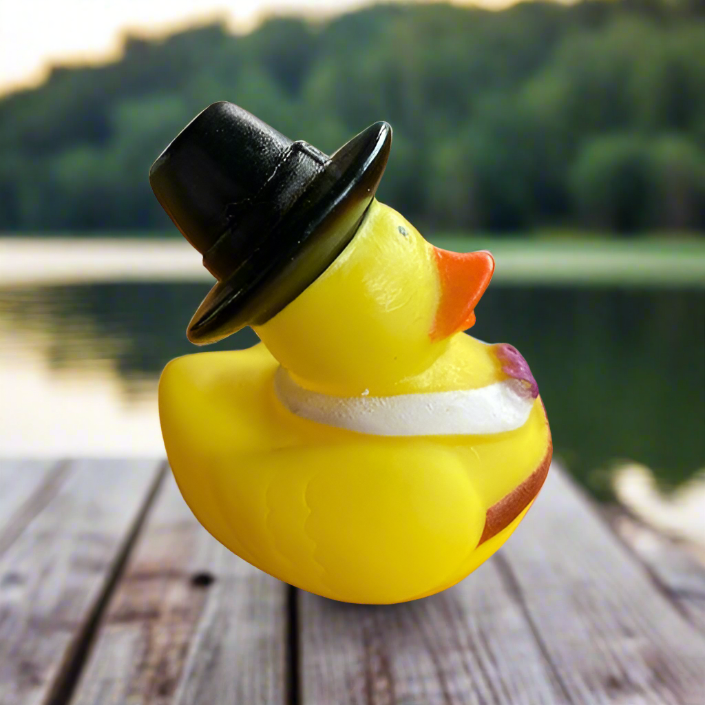 Thanksgiving Pilgrim Man Rubber Duck