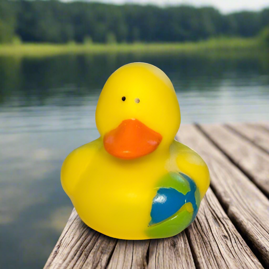 Beach Ball Rubber Duck