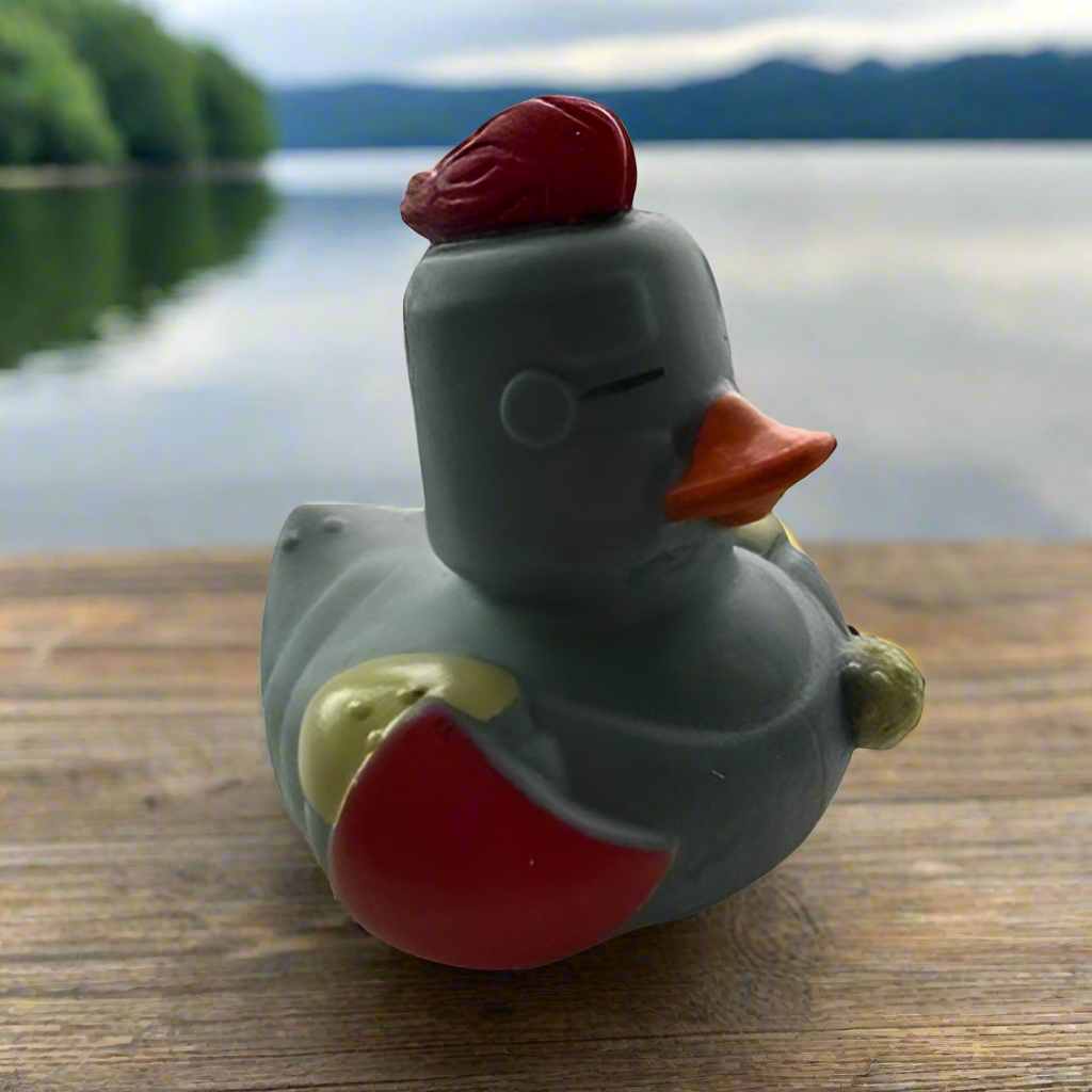 Red Feather Knight Rubber Duck