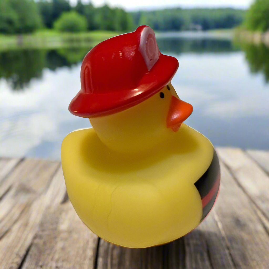 Firefighter Red Line Rubber Duck