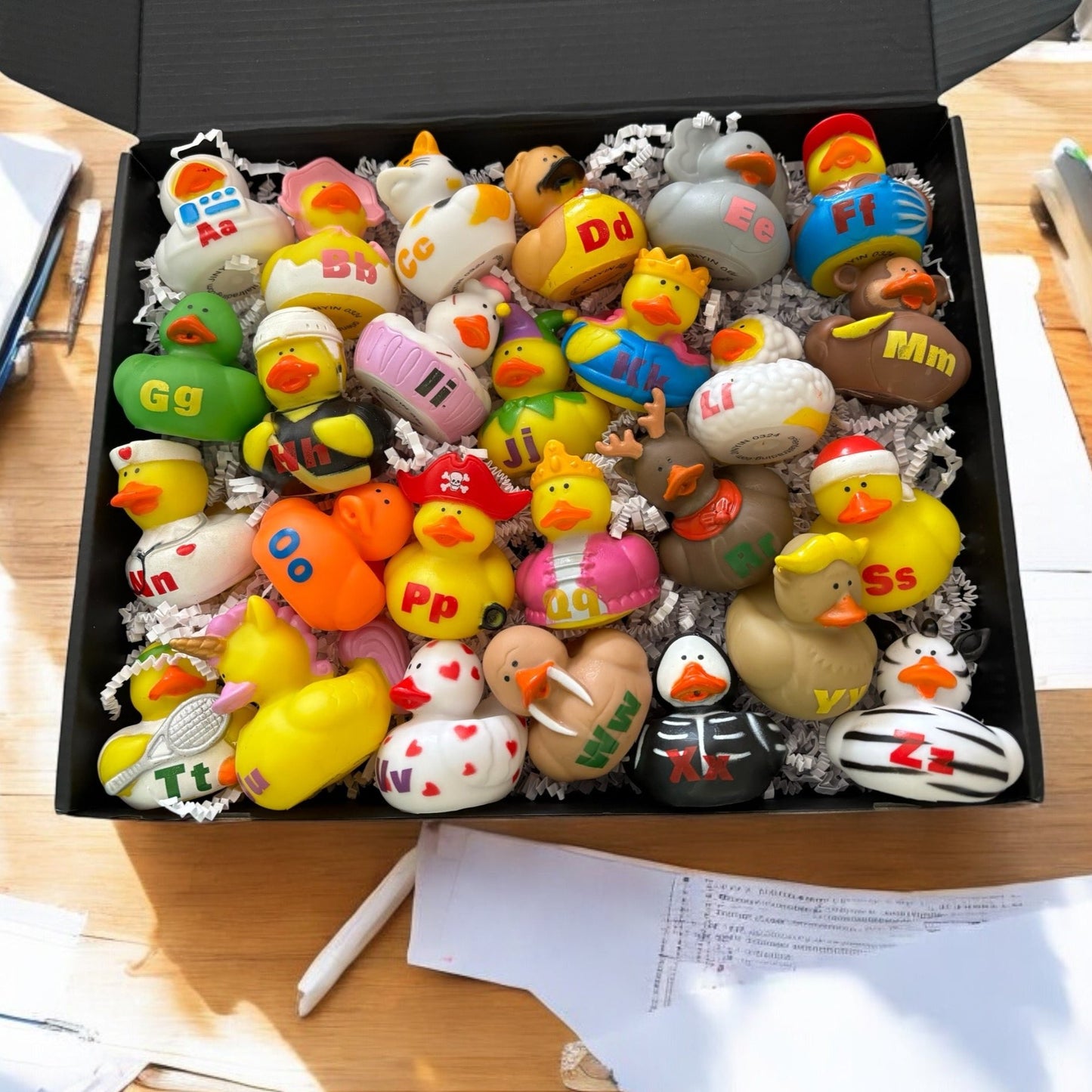 Alphabet ABC Rubber Duck Gift Set FREE SHIPPING!