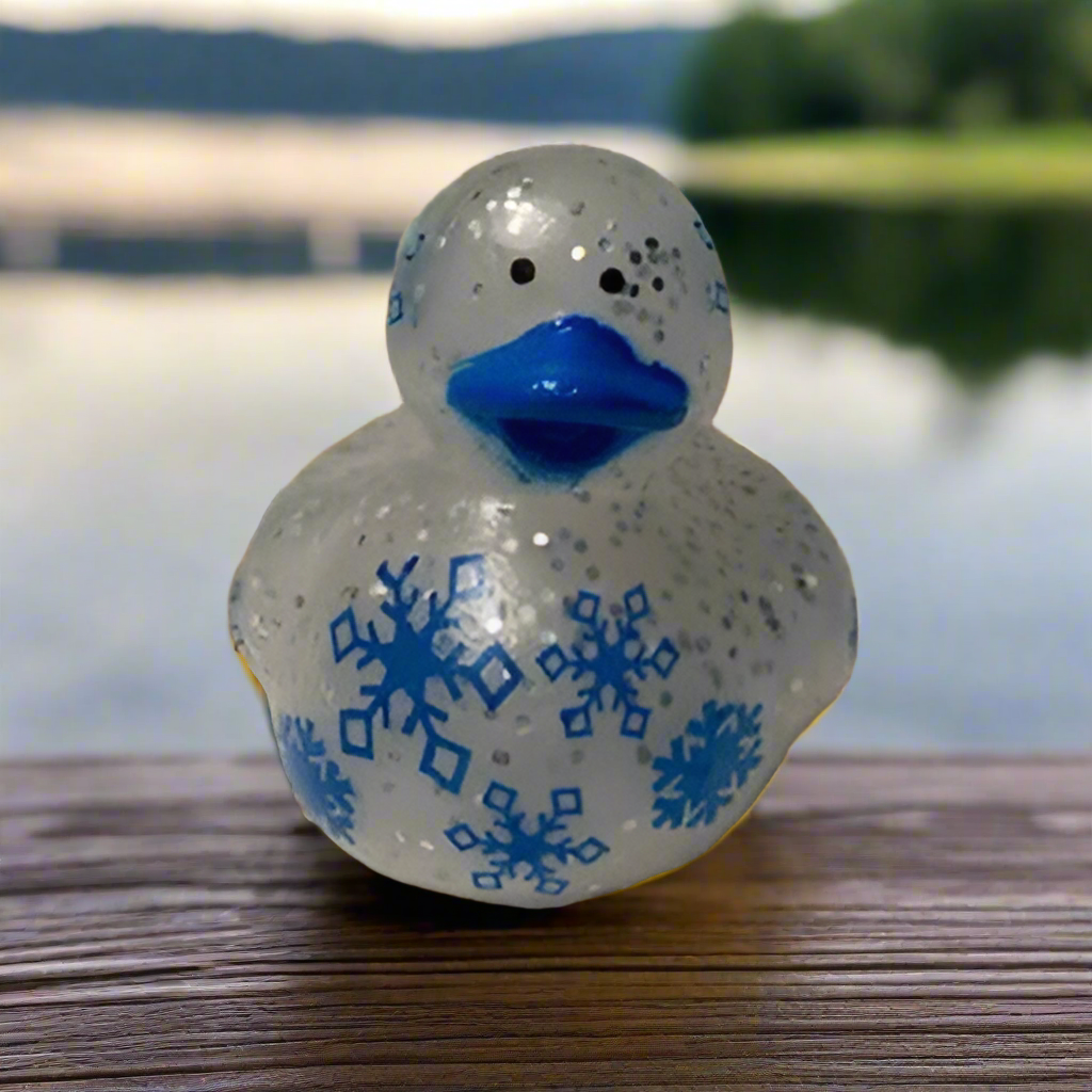 Snowflake Rubber Duck