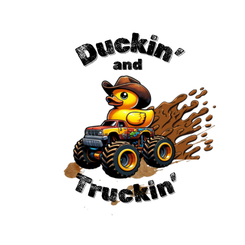 Duckin and Truckin, Adult Unisex Rubber Duck Tee, Ducky Tshirt, Funny Tshirt, Summer Tee