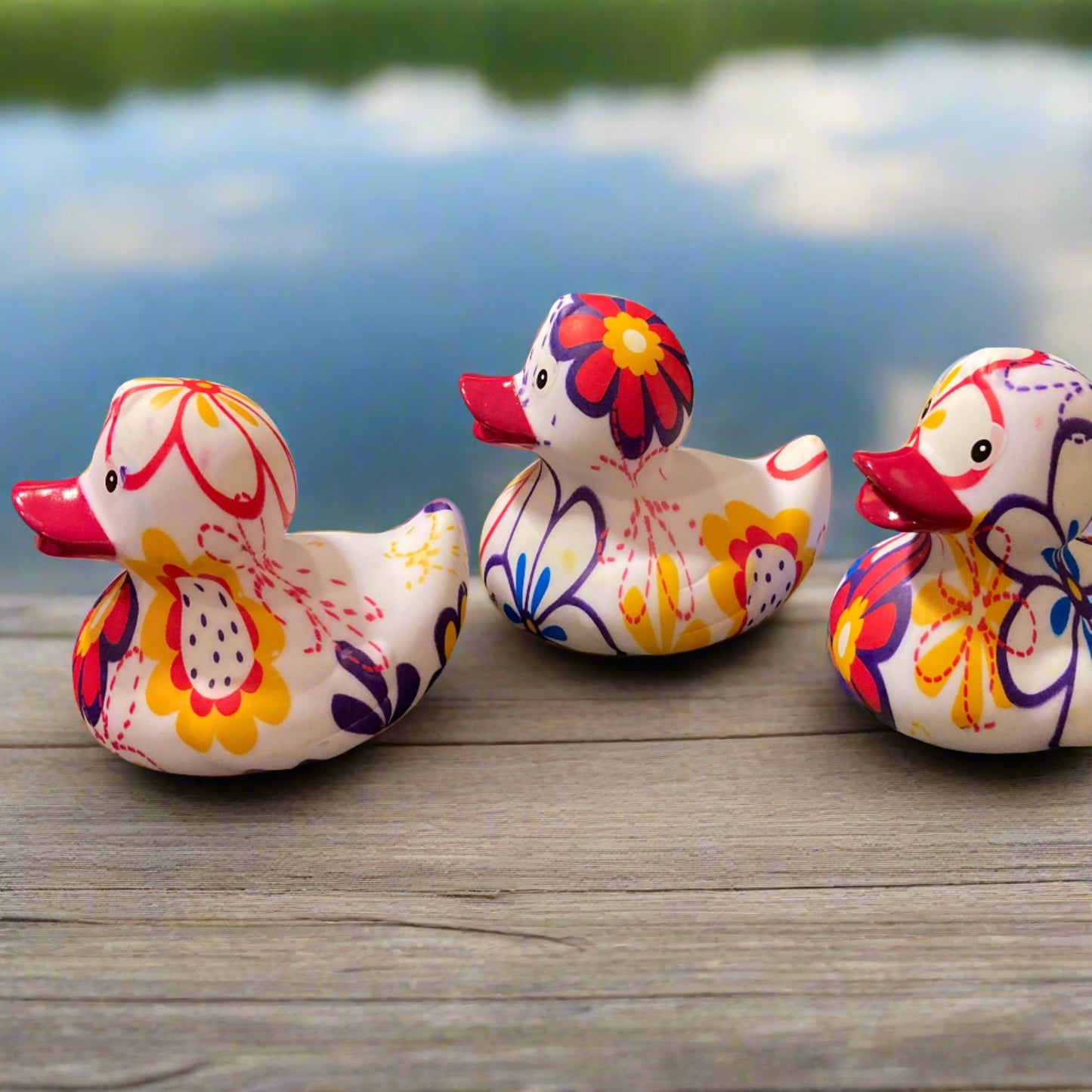 Flower Power Rubber Duck