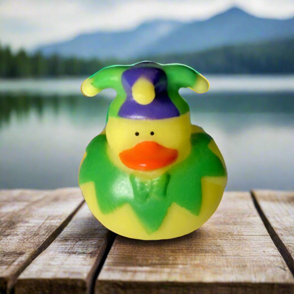 Mardi Gras Jester Rubber Duck