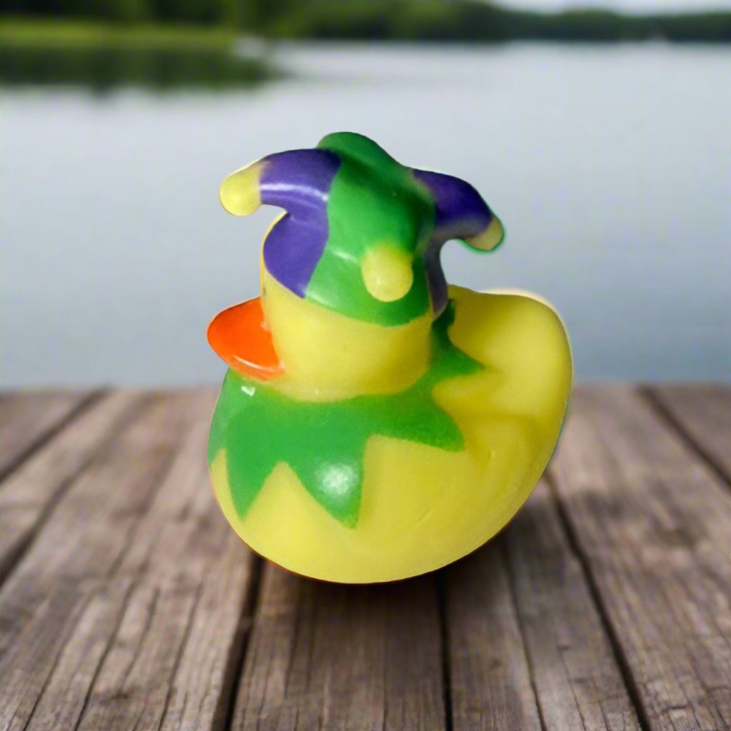 Mardi Gras Jester Rubber Duck