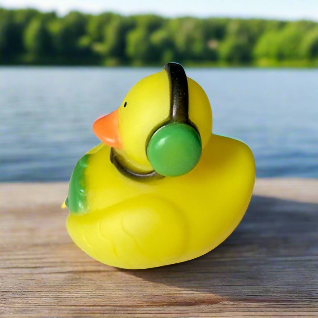 Gamer Green Rubber Duck