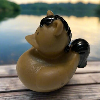 Horse Pony Tail Rubber Duck