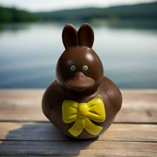 Easter Bunny Chocolate Rubber Duck