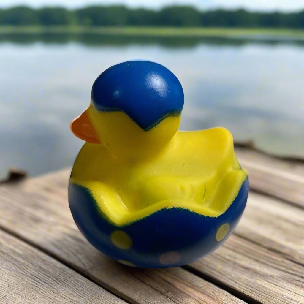 Easter Egg Blue Rubber Duck