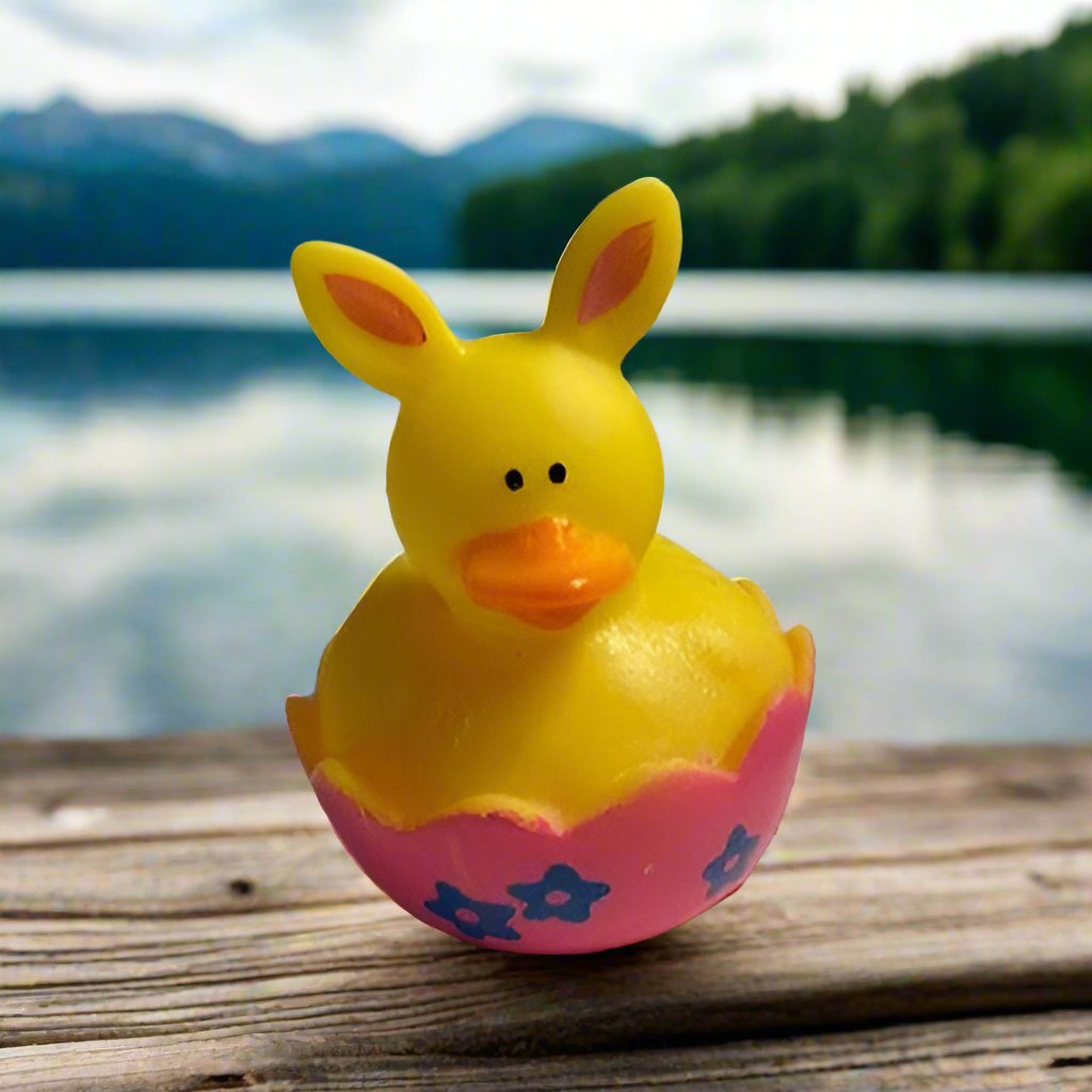 MINI Easter Bunny Egg Rubber Duck