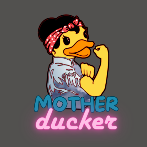 Mother Ducker Tee - Adult Women Rubber Duck Tee – Duck of the Month