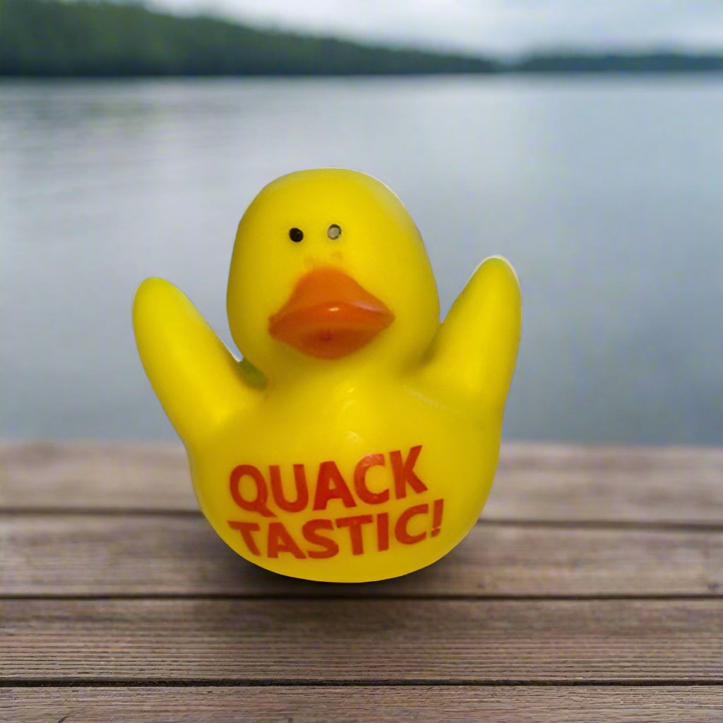 Motivational Quacktastic Rubber Duck